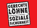 1. Mai 2012: Gute Arbeit für Europa - Gerechte Löhne, Soziale Sicherheit